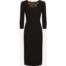 Lana Vestiti Dolce & Gabbana Woolen Calf-Length Dress