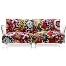 Transparent Sofas Kartell Pop Missoni 2-Seater Sofa