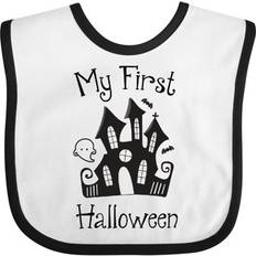 Black Pacifiers & Teething Toys Inktastic My First Halloween Baby Bib