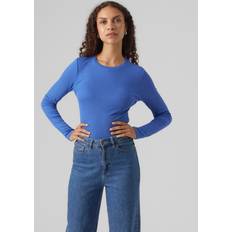 Ajusté Chemisiers Vero Moda Chemisier Femme Taille Bleu Roma 10293830