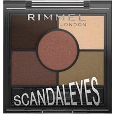 Rimmel Bruna Ögonskuggor Rimmel 5Pan Palette 002 Brixton Brown