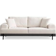 Homitis 3-Pers Hvid Sofa 3 personers