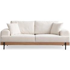 Bäddsoffor på rea Homitis 3-Sitsig SoffaJagger Vit Soffa 3-sits