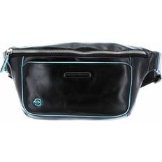 Piquadro Bæltetasker Piquadro Læder Crossbody Taske Med Lynlås - Sort