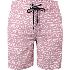 Pink - Unisex Badetøj YEAZ Badeshorts Dazzers - Gammelrosa/Hvid