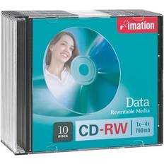 Imation 650MB 4X CD-RW 10 Packs Disc Model 40955