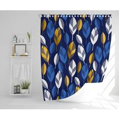 Yellow Shower Curtains Rosalind Wheeler Glinda Polyester Shower