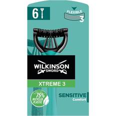 Wilkinson Sword Xtreme 3 Sensitive Disposable Razors, Pack of 6