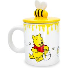 Silver Buffalo Disney Winnie The Pooh Eating Honey Taza 53.2cl