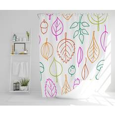 Orange Shower Curtains Ebern Designs Willian Polyester Shower