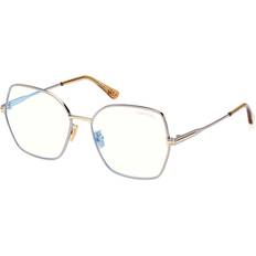 Tom Ford Glasses & Reading Glasses Tom Ford Blue Blocking Two-Tone Metal Butterly