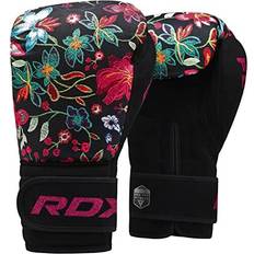 RDX Women Boxing Gloves for Training, Muay Thai – Flora Skin Ladies Mitts for Sparring, Kickboxing Good for Punch Bag, Focus Pads and Double End Ball