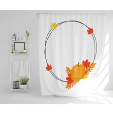 Orange Shower Curtains Rosalind Wheeler Phifer Polyester Shower