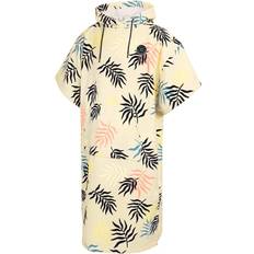 L Ponchos & Kapper Mystic Poncho Velours AOP - Pastel Yellow