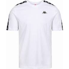 Kappa Herre T-shirts Kappa Slim Fit T-Shirt - Hvid/Sort