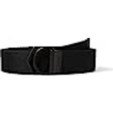 Cotton Belts Calvin Klein Herren Doppelring-Gurtband, mm Gürtel, Ck Black