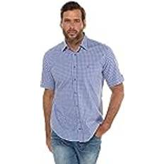 JP1880 Herren große Größen Übergrößen Menswear L-8XL Hemd, Tracht, Halbarm, Kent Kragen, Modern Fit helles blau 723283720-4XL