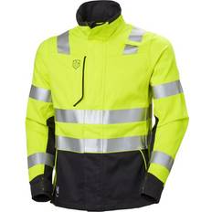 Work Jackets Helly Hansen Workwear Fyre Jacket - Hi Vis Yellow/Ebony