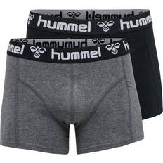 Hummel Mars 2pak underbukser sort & mørkegrå til herre