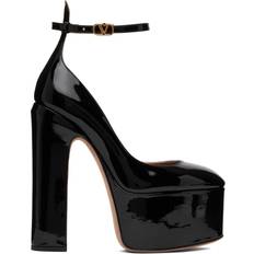 Heels & Pumps Valentino Garavani Black Tan-Go Platform Pumps IT