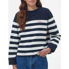 Barbour Sweaters Barbour Aster Striped Cotton-Jersey Jumper - Blue