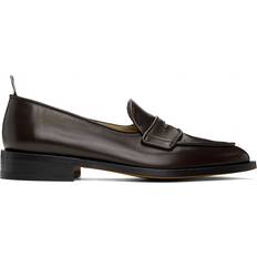 Vitello Calf Leather Varsity Penny Loafers 210 DARK