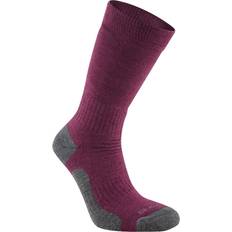 Pink - Unisex Underwear Craghoppers 'Trek' Merino Wool-Blend Hiking Socks Dark Pink 5.5-7