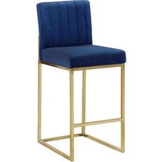 Velvet Seating Stools Meridian Furniture Meridian Giselle Collection Seating Stool