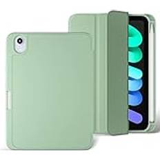 Yeliot yeliot Hülle iPad Mini 6 Stifthalter 6. Generation 8,3 Zoll 2021, weiche TPU Rückseite Shell Smart Cover