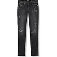 Replay Herren Jeans Anbass Slim-Fit mit Stretch, Grau Dark Grey 097 x