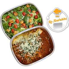 Re-Heatables Aluminum Containers Meal