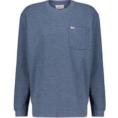 Tommy Jeans Essential Relaxed Fit Waffel-Langarmshirt TWILIGHT NAVY