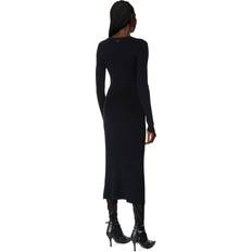 Abito lungo - Donna Vestiti Diesel Abito M-Pelagos Midi Con Cut-Out Dress - Black