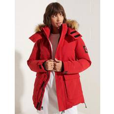 Doudoune / Manteau Rembourré - Rouge Manteaux Superdry Womens Code Everest Parka Red