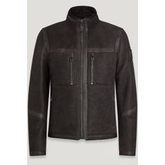 Belstaff Herren Jacken Belstaff Tundra Jacket Men's Lightweight Shearling Black Black Black Black