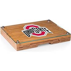 Steel Chopping Boards Picnic Time NCAA Ohio Buckeyes Concerto Top Cheese Chopping Board