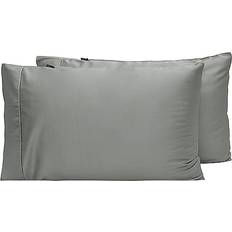 Bambou Linge de Lit Ettitude Lot De Taies Signature Sateen Pillowcase Set in Sage Taie d'oreiller