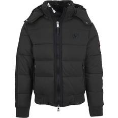 Philipp Plein Clothing Philipp Plein Padded Taped Sleeve Black Jacket