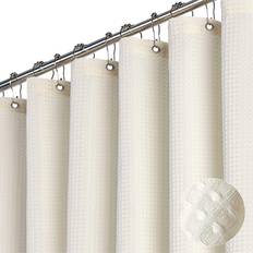 Dynamene Extra Long Shower Curtain,96 Waffle