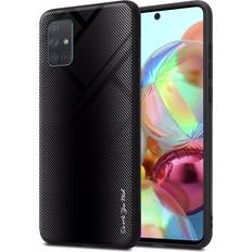 Accessori per cellulari Cadorabo OPAL BLACK Case for Samsung Galaxy A71 4G Cover Protection back case TPU Silicone Black