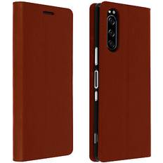 Avizar Funda Sony Xperia 5 Piel, Camel