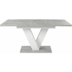 Itz Coming Home Extendable White/Concrete Grey Dining Table 80x160cm