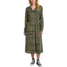 Lange Kleider - Natur Bella Dahl Bella Dahl Patch Pocket Midi Shirtdress