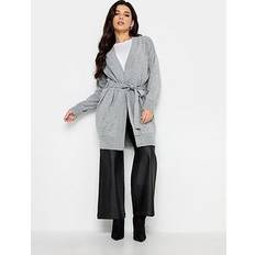 Tops PixieGirl Grey Belted Midi Cardigan 12-14 Petite Women's Cardigans