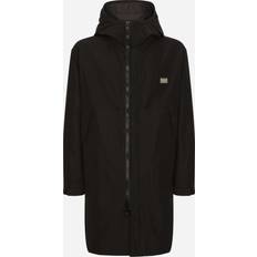 Dolce & Gabbana Buitenkleding Dolce & Gabbana Nylon Parka With Hood Black