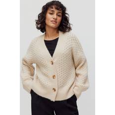 InWear Women Cardigans InWear Olisse V-Neck Wool Blend Cardigan - Cream