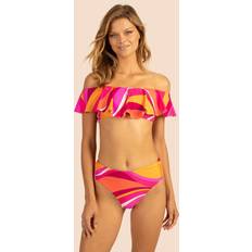 Multicolored Swimwear Trina Turk Women's Vivid Vista Bandeau Top neutral