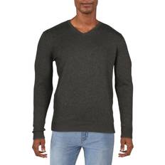 Men - Nylon Sweaters Alfani Mens V-Neck Ribbed Trim Sweater