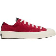 Velour Trainers Converse Black & Red Chuck OX Sneakers BLACK/RED/EGRET