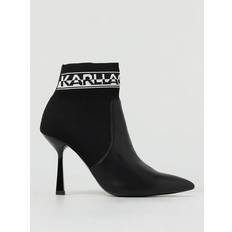 Karl Lagerfeld Boots Karl Lagerfeld Karl Lagerfeld Flat Ankle Boots Woman Black Woman